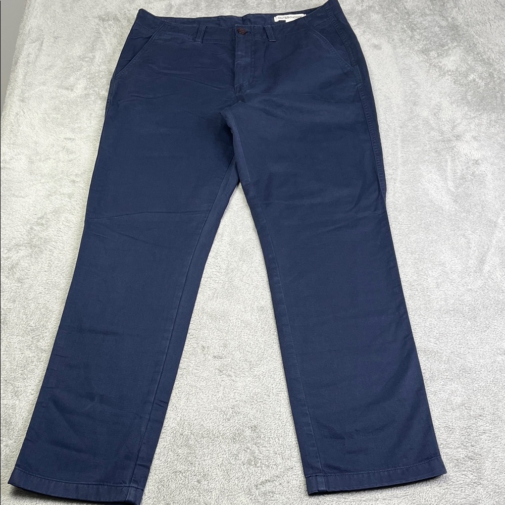 NEW Outerknown 32 x 30 100% Organic Cotton‎ Men's Navy Blue Chinos
